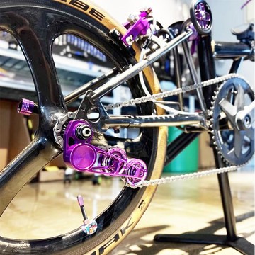 自行車鏈條張緊器皮帶輪靜音陶瓷軸承速度導輪適用於 Brompton Aline Cline Unionjack