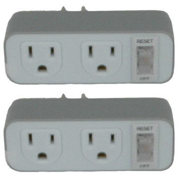 iPlus 保護傘 1切2座3變2安全壁插  100mm  白色  2個