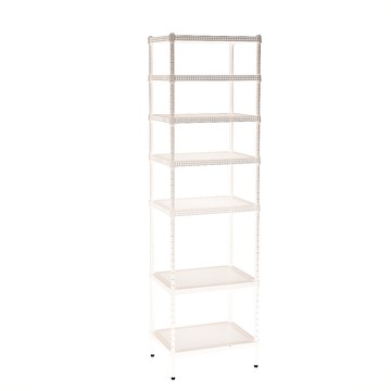 [客尊屋]粗管/沖孔/45x60x210hcm 白騎士沖孔 七層架白騎士