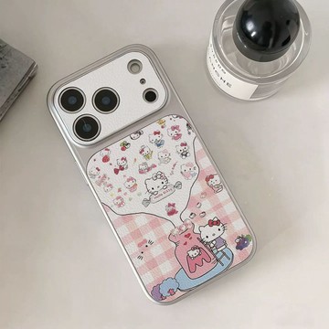KT貓糖果適用蘋果17手機殼iPhone16promax全包15大視窗14/13/12女