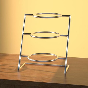 雙層火鍋水果盤果盤架子置物多層盤子菜架備菜架支架餐桌菜盤配菜