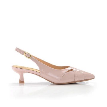 Keeley Ann率性前包後帶中跟鞋(粉紅色524772156)