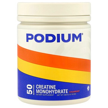 Podium Nutrition, 一水肌酸，草莓味，12.7 盎司（360 克）