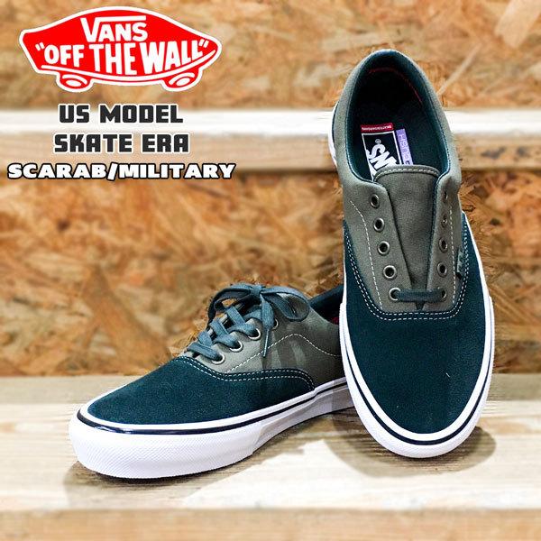 VANS バンズ SKATE ERA エラ スニーカー ヴァンズ US SCARAB/MILITARY ...