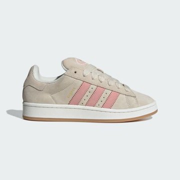 Adidas Campus 00s W [JI2752] 女 運動休閒鞋 復古鞋 滑板風格 麂皮 穿搭 米 粉紅