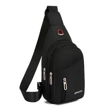 帆布胸包男士包包單肩包斜挎包休閑腰包2025新款潮韓版牛津布男包