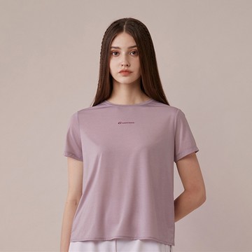 GIORDANO 女裝冰涼感開衩上衣 G-MOTION系列 - 03 仿段彩超凡紫