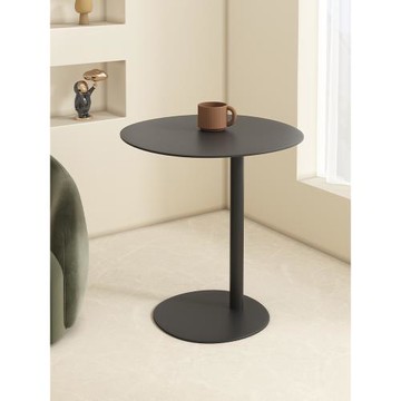 極簡沙發邊幾小茶幾侘寂風鐵藝小圓桌小桌子角幾創意咖啡桌床頭桌