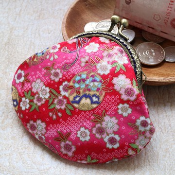 粉和花 8.5cm 古銅口金 散紙包 | Girlskioku~*