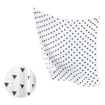 柔仕 - 棉柔紗布包巾毯-魔術三角