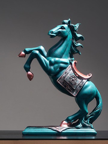 新中式馬到成功擺件家居客廳書房電視柜酒柜辦公室桌面裝飾馬擺設