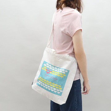 【棉質兩用側斜背包-傘愛】斜背包 棉布袋 兩用袋 包包