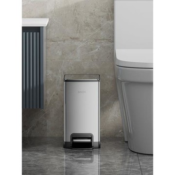 GAOK夾縫垃圾桶家用衛生間廁所客廳臥室輕奢帶蓋腳踏大容量