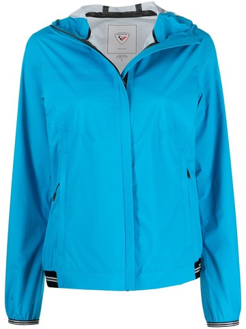 Rossignol - hooded zip-up jacket - women - Polyamide - S - Blue