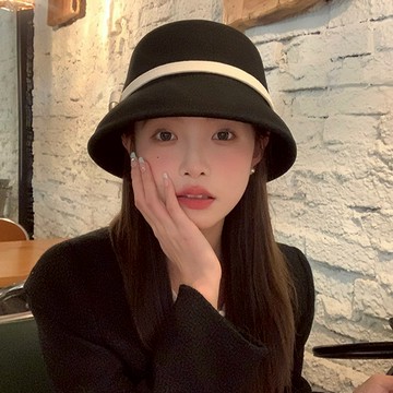 法式復古 小香風 古典 優雅 小禮帽 蝴蝶結 赫本風 漁夫帽 水桶帽 時尚帽子 復古帽子 高級感 秋冬穿搭 禮物 035