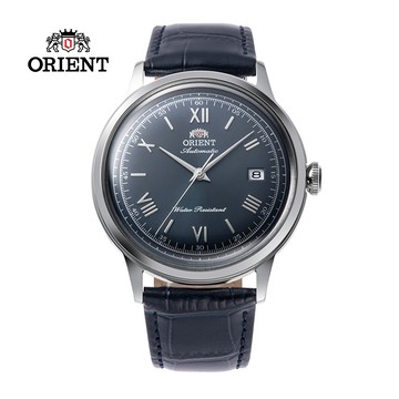 ORIENT 東方錶 DATEⅡ系列 經典機械錶 皮帶款 RA-AC0024L 藍色 - 40.5 mm