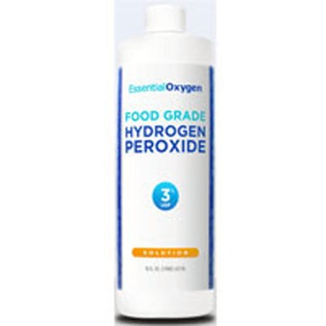 Food Grade Hydrogen Peroxide 3% 16 oz by Raw Essentials Living Foods