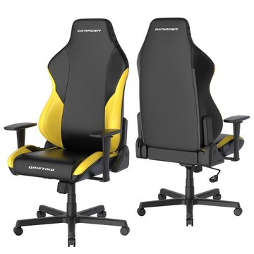 Dxracer 飄移 電競賽車椅 (皮面/黑黃) DXDF006