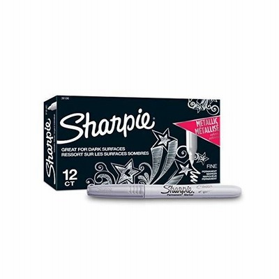 Sharpie シャーピー 公式 油性 ペン イラスト アート 油性コミック 描画 スケッチ マンガ デコレーション 落書き 中字 メタリックシルバー 通販 Lineポイント最大get Lineショッピング