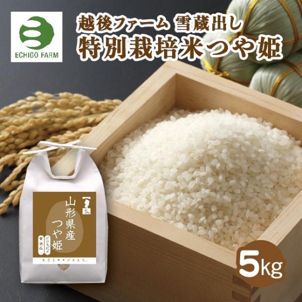 越後ファーム雪蔵出し特別栽培米つや姫5kg ギフト プレゼント 出産 内祝い お返し 結婚 法事 人気 お歳暮 お見舞い 志 香典返し 満中陰志 お供え