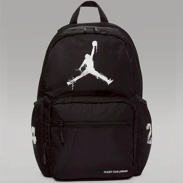 【NIKE耐吉】JORDAN喬丹MVP經典黑色街頭潑墨雙肩包(JD2533004AD002/IO2945010)裝備多收納後背包書包時尚潮流包13吋筆電包平板收納包天秤座生日快樂 男朋友禮物 老公禮物