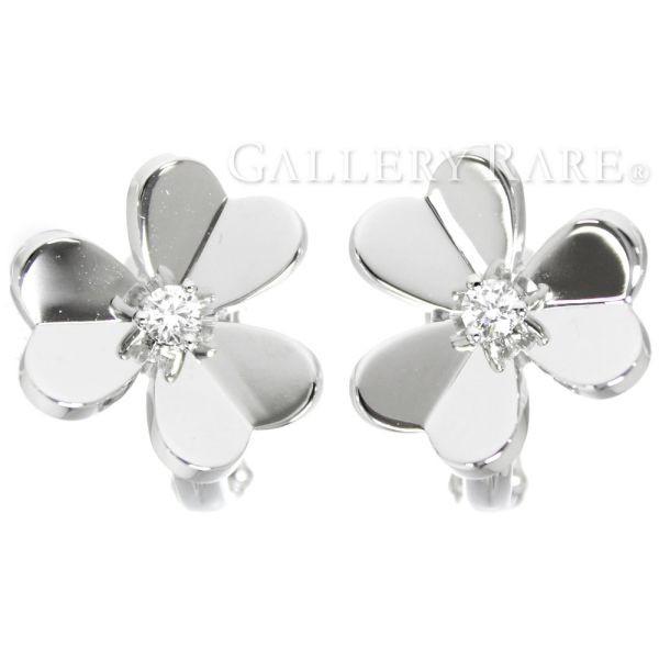 JAL限定アンテプリマ未開封パールフラワーモチーフピアスヴァンクリーフ＆アーペル Van Cleef & Arpels】花びらにルビー フリヴォル ピアス (Van