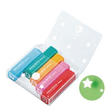 PILOT 魔擦印章5入收納盒-星星 SP-FC-20-ST