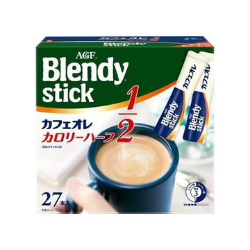 [家速配]AGF Blendy咖啡1/2歐蕾5.7g克 x 30 x 1PC盒