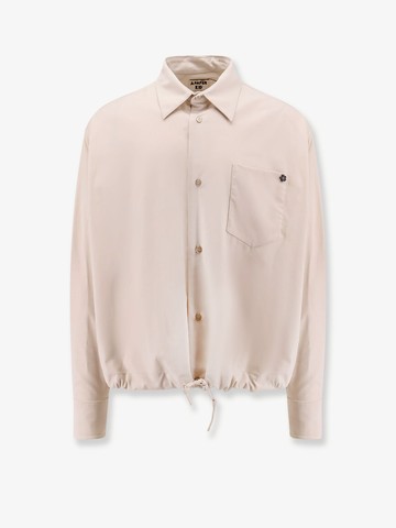 Jersey shirt with frontal patch - A PAPER KID - gender_Man