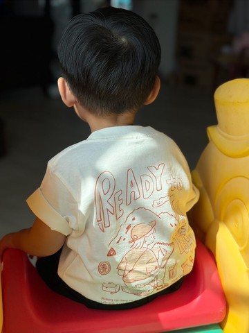 一起寫生趣 - 插畫童T / 親子裝 / 柔軟純棉