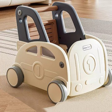 FUN TOYS兒童多功能收納整理四合一玩具車(學步車/手推車/購物車)