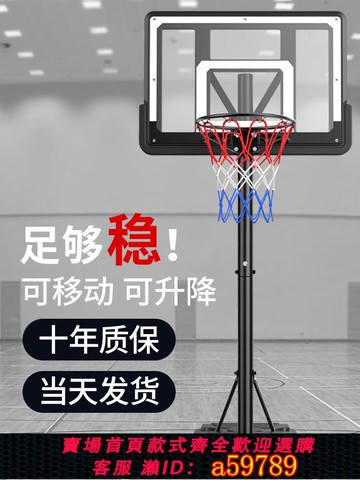 【全網低價 可打統編】籃球架兒童可移動投籃框戶外升降成人標準投籃架子家用室內藍球筐