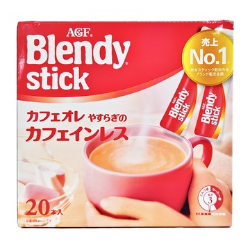 AGF Blendy 咖啡歐蕾粉 Set 20條 低咖啡因  7.7g  1盒