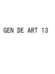 GEN DE ART No.13