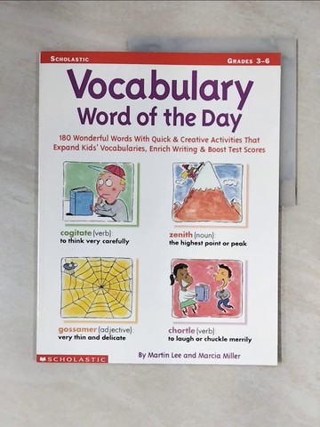 【書寶二手書T5／語言學習_ZG3】Vocabulary Word of the Day_Miller, Marcia/ Lee, Martin