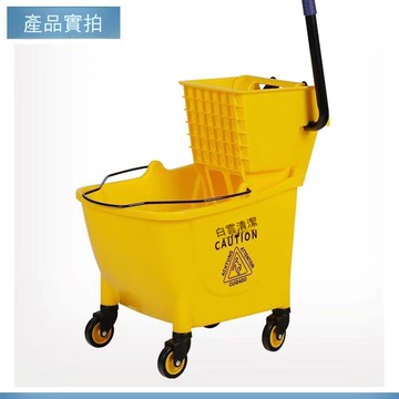 榨水車拖把桶不銹鋼彈簧配件輪子萬向輪壓水桶腳輪轱轆擋水板堵塞[DD150210]