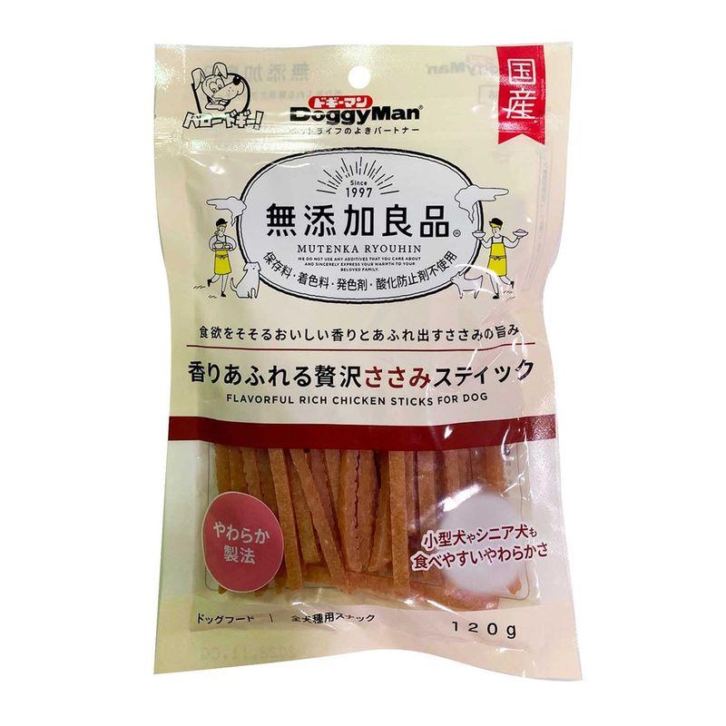 ドギーマン 無添加良品 香りあふれる贅沢ささみスティック 120ｇ