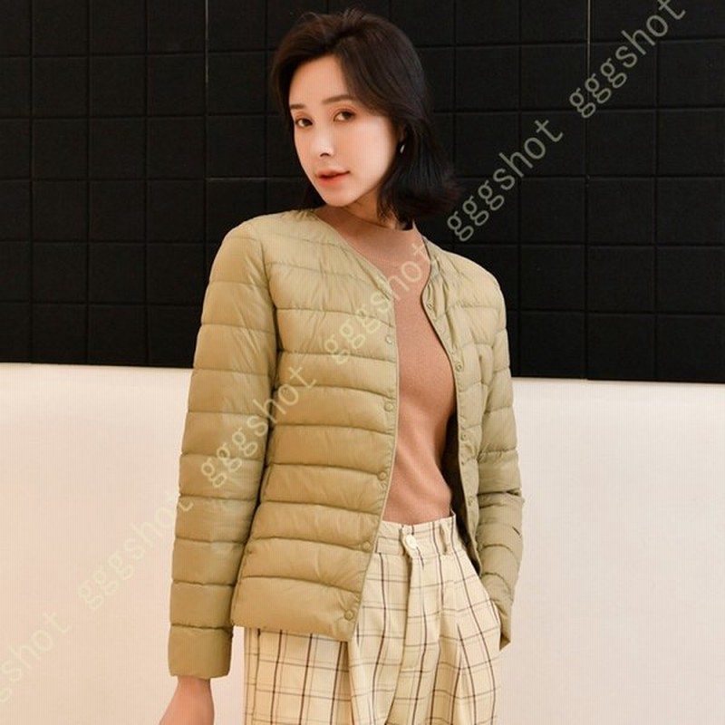 ダウンコート レディース ダウンジャケット 中綿コート アウター 長袖 丸首 韓国風ゆったり 着痩せ ショート丈 防風 防寒 防水機能 無地 ダウンジャケット 通販 Lineポイント最大0 5 Get Lineショッピング