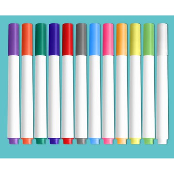 便攜式兒童畫本 專屬畫筆 12支