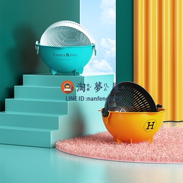 雙層瀝水籃洗菜盆菜籃子水果盤廚房淘米神器【淘夢屋】
