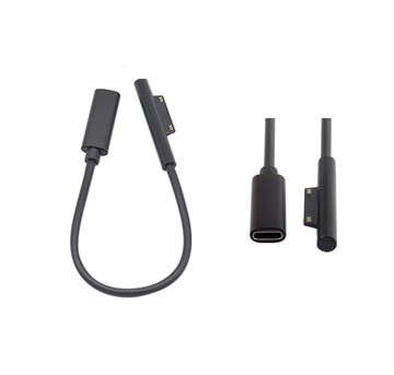 【充電線】微軟 Type C 母頭 15v PD 電源線 Surface Pro X Laptop Book 1 2