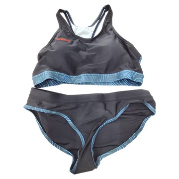 KONA81 酷吶81 女泳衣 兩件圓領10/18  XL  Black