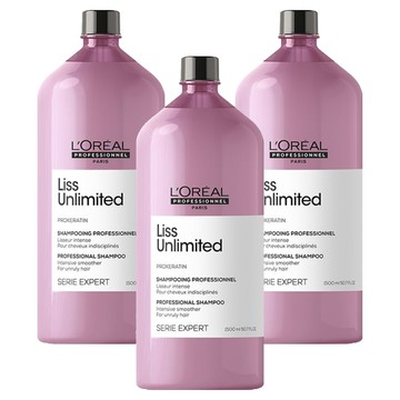L'OREAL PROFESSIONNEL 巴黎萊雅PRO 絲漾博 髮馭絲柔洗髮精  1.5L  3瓶