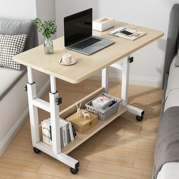 床邊桌可移動小桌子床上電腦桌升降宿舍懶人臥室簡易家用學生書桌/升降桌/邊桌/可移動桌/書桌/辦公桌/學習桌/電腦桌/筆記本桌/桌子