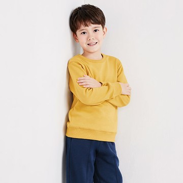 保暖.MIT永續環保材質-圓領刷毛上衣-童裝