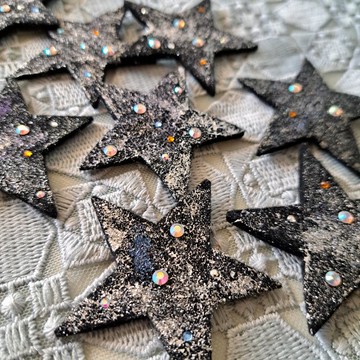 手繪星星小飾系列-含聖誕禮物盒包裝