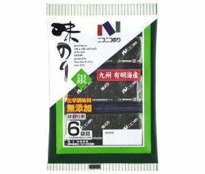 ニコニコのり 味銀6束 6袋詰(12切5枚)×10袋入｜ 送料無料