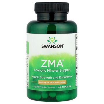 Swanson Vitamins, ZMA®，同化礦物質幫助，90 粒膠囊