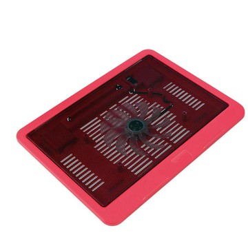 金屬冰封筆電散熱器 筆電腦散熱座 筆電腦散熱器 筆電散熱墊 藍極光大散熱風扇 靜音超薄支架【GR415】 123便利屋