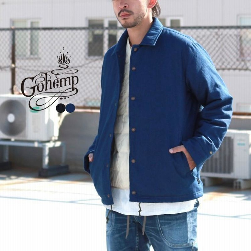 ゴーヘンプ GOHEMP TRECK COACH JACKET / H/C TWILL 起毛 ジャケット